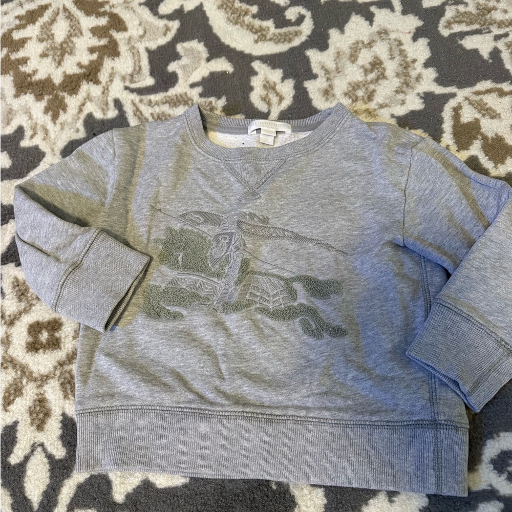 Burberry Gray Kids Sweatshirt